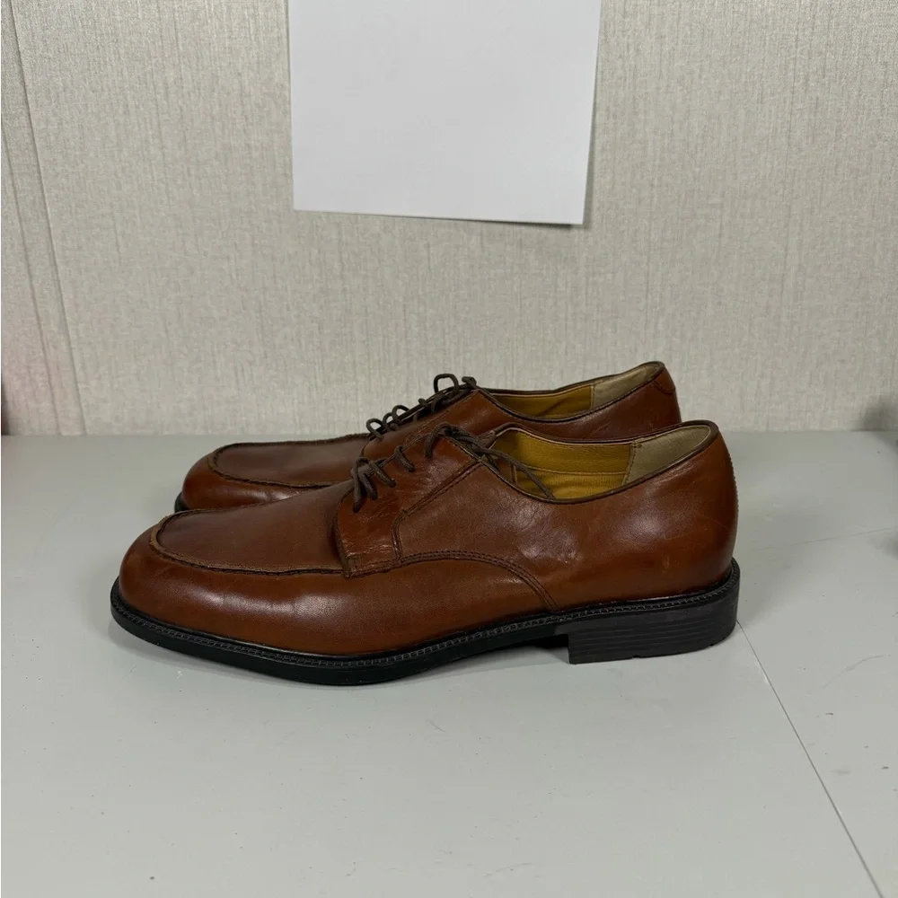 Dockers Brown‎ Leather Lace-Up Oxfords